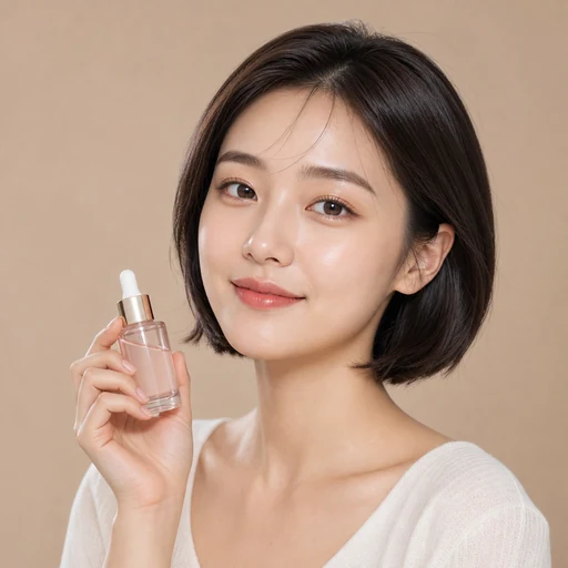 화장품을 든 인플루언서 프로필